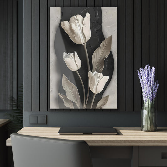Elevate Your Sanctuary: Styling the Modern Acrylic Tulip Wall Art for a Serene & Sophisticated Home