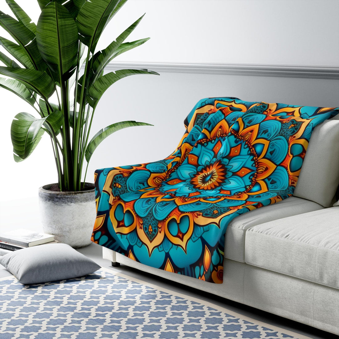 Revitalize Your Home: 5 Styling Tips for the Vibrant Bohemian Mandala Sherpa Blanket