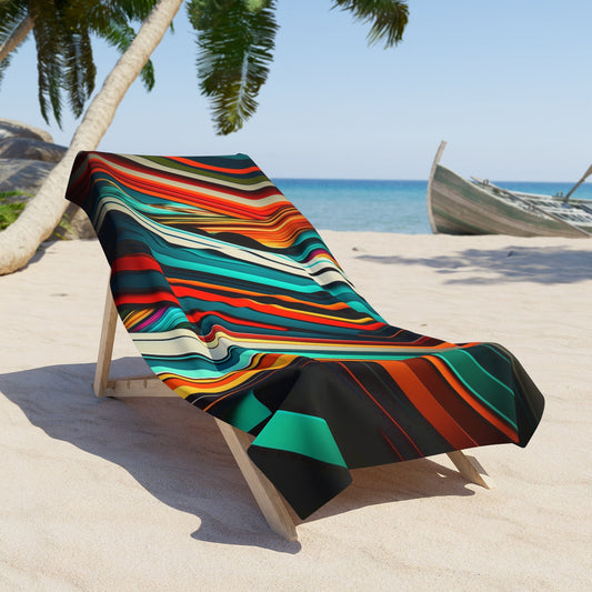 Why the Colorful Striped Luxury Beach Towel Makes the Perfect Gift for the Art-Loving Sun Seeker