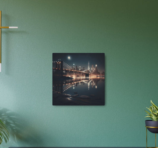 Bring the Manhattan Glow Home: Styling the Brooklyn Bridge Metal Wall Art for a Modern Urban Vibe