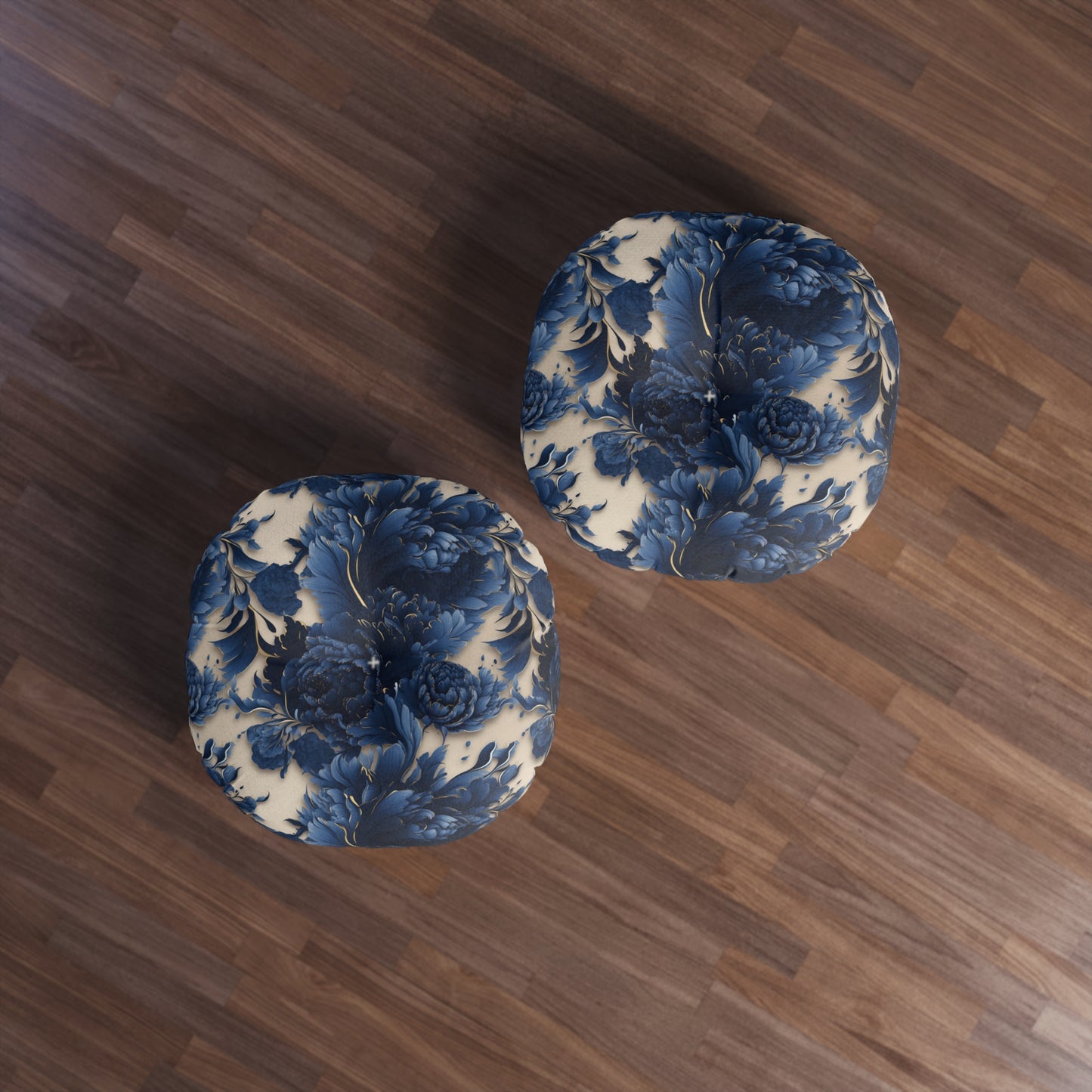 Tufted Floor Pillow | Round  Cushion, Bohemian Accent, Living Room Seating, Gift