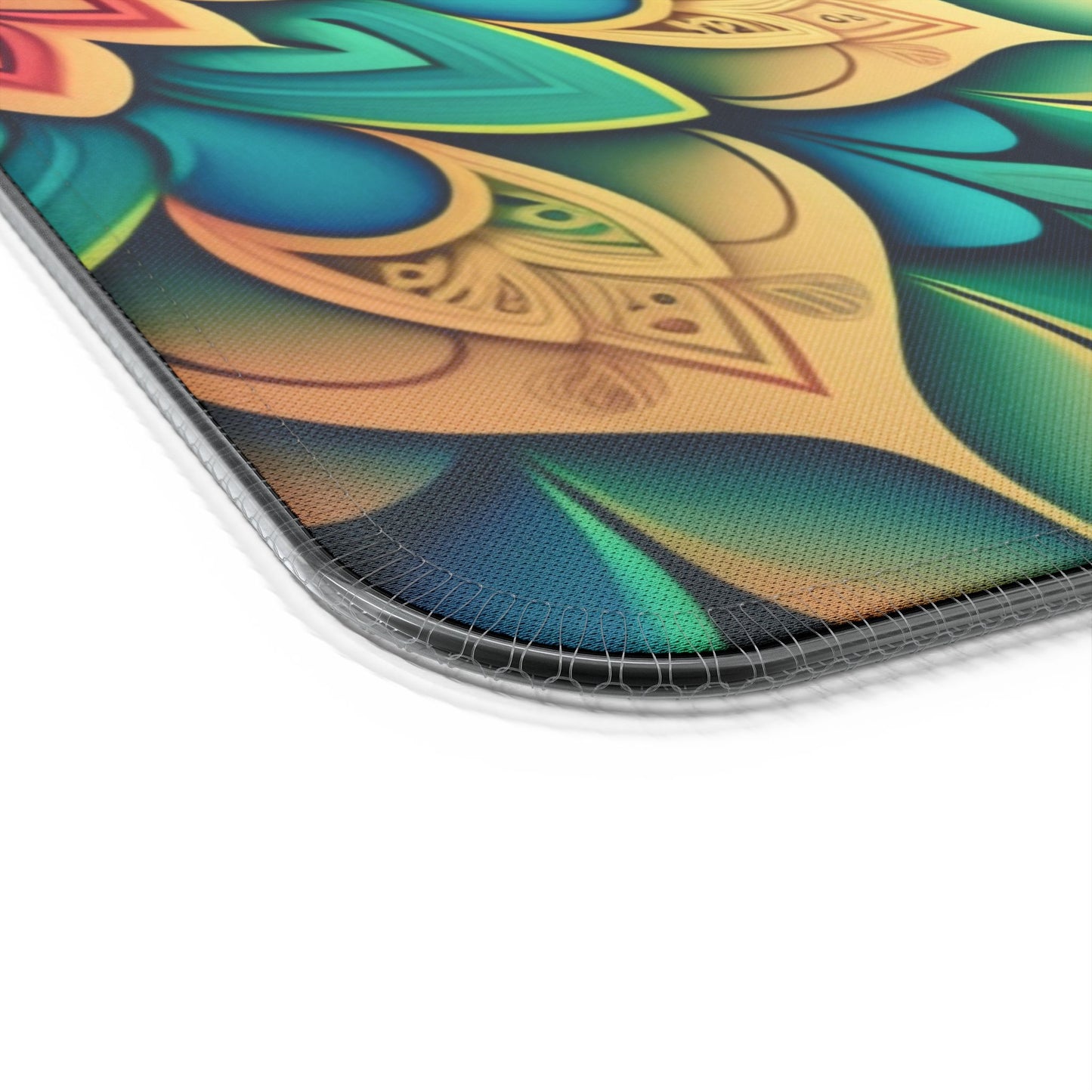 Mandala RGB Gaming Mouse Pad | Wireless Charging | Large Artistic Desk Mat