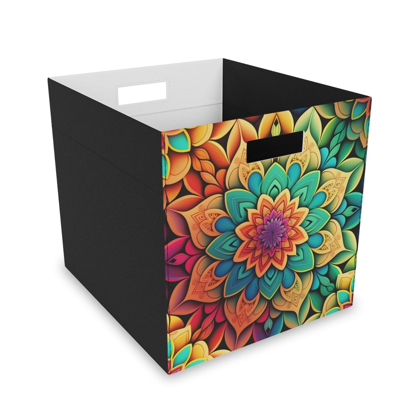 Mandala Design - Felt Storage Box