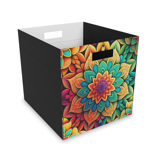 Mandala Design - Felt Storage Box