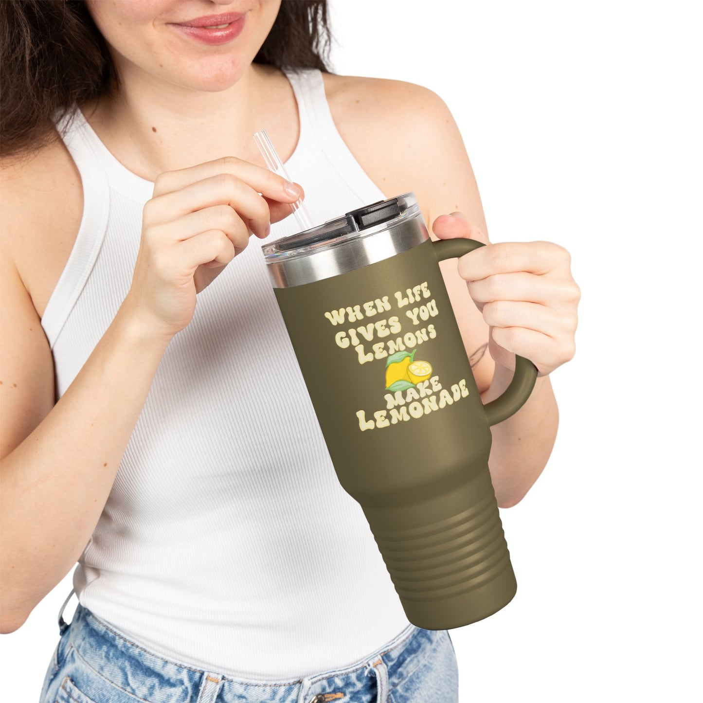 Insulated Travel Mug, 40oz