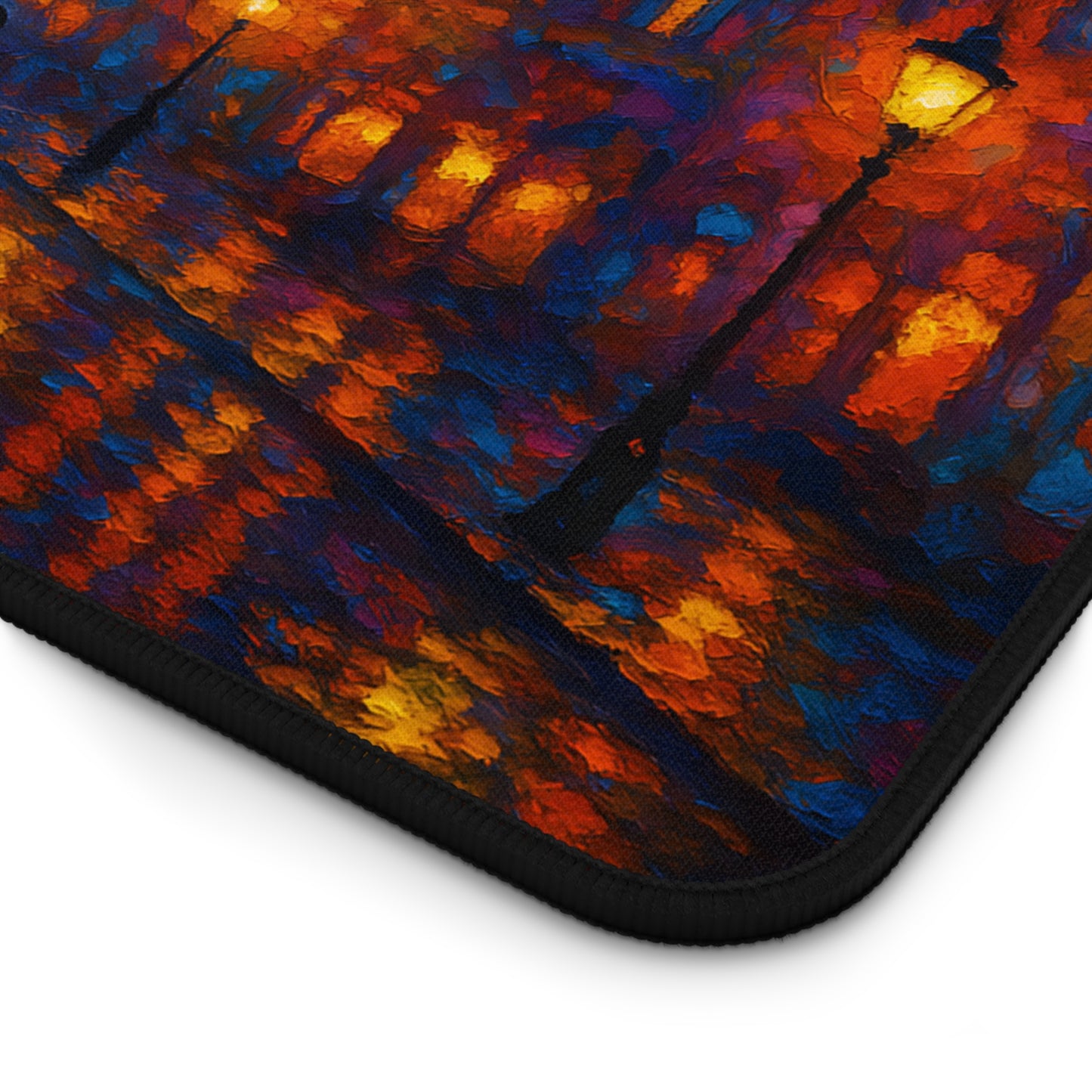 Artistic Cityscape Desk Mat, Office Decor, Gaming Mat, Creative Workspace Accessories, Desk Accessories for Home & Office