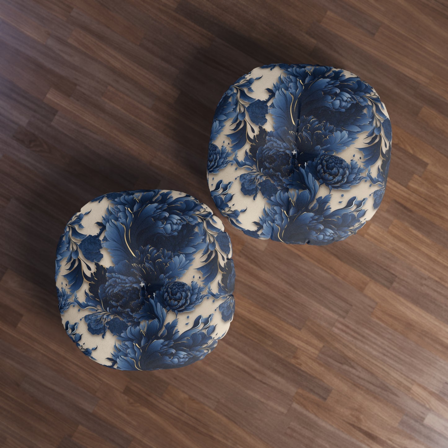 Tufted Floor Pillow | Round  Cushion, Bohemian Accent, Living Room Seating, Gift