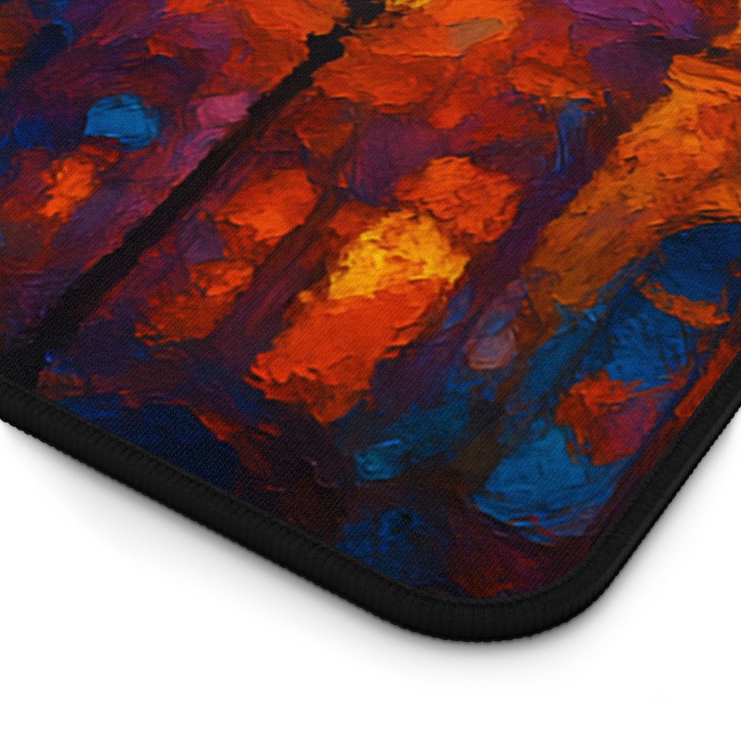 Artistic Cityscape Desk Mat, Office Decor, Gaming Mat, Creative Workspace Accessories, Desk Accessories for Home & Office