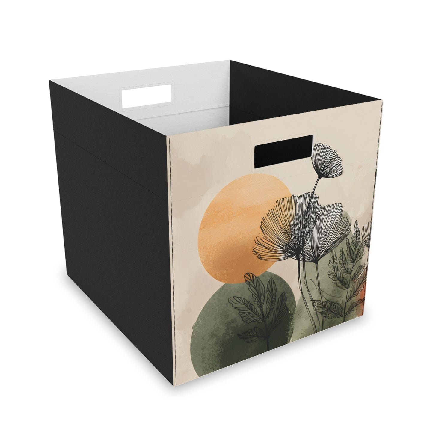 Felt Storage Box - Stylish Home Organizer, Boho Decor, Storage Solution for Kids' Toys, Crafts, and More