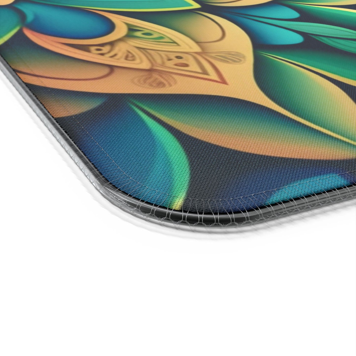 Mandala RGB Gaming Mouse Pad | Wireless Charging | Large Artistic Desk Mat