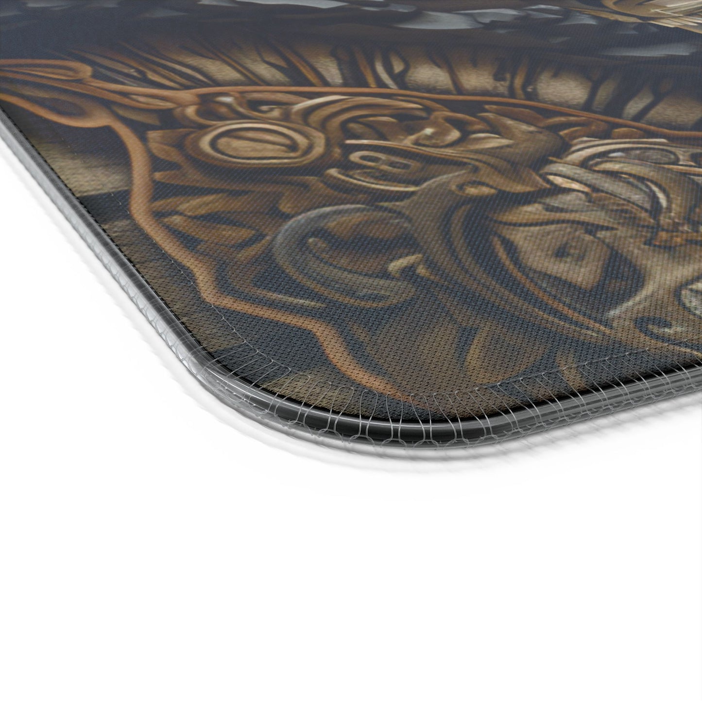 Lion Mandala RGB LED Gaming Mouse Pad with Wireless Charging