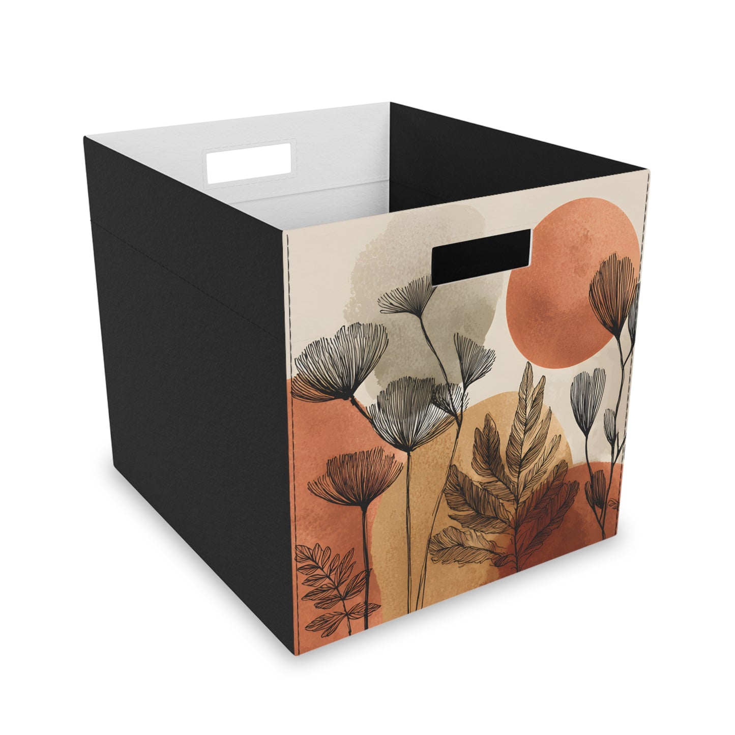 Felt Storage Box - Stylish Home Organizer, Boho Decor, Storage Solution for Kids' Toys, Crafts, and More