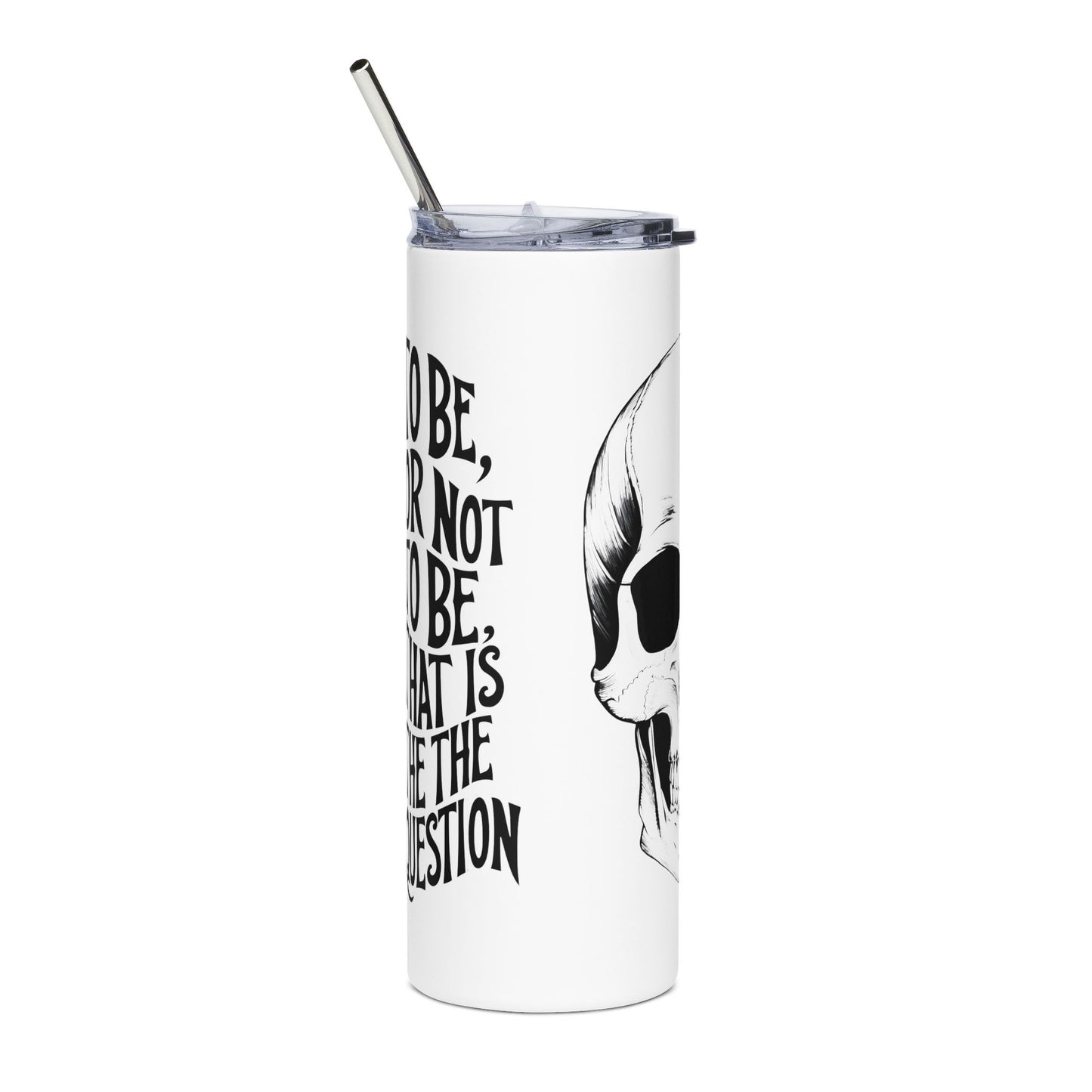 20oz Stainless Steel Tumbler with Lid and Reusable Straw, Rust Resistant, Glossy Finish, Customizable Drinkware for Hot/Cold Beverages, Hand