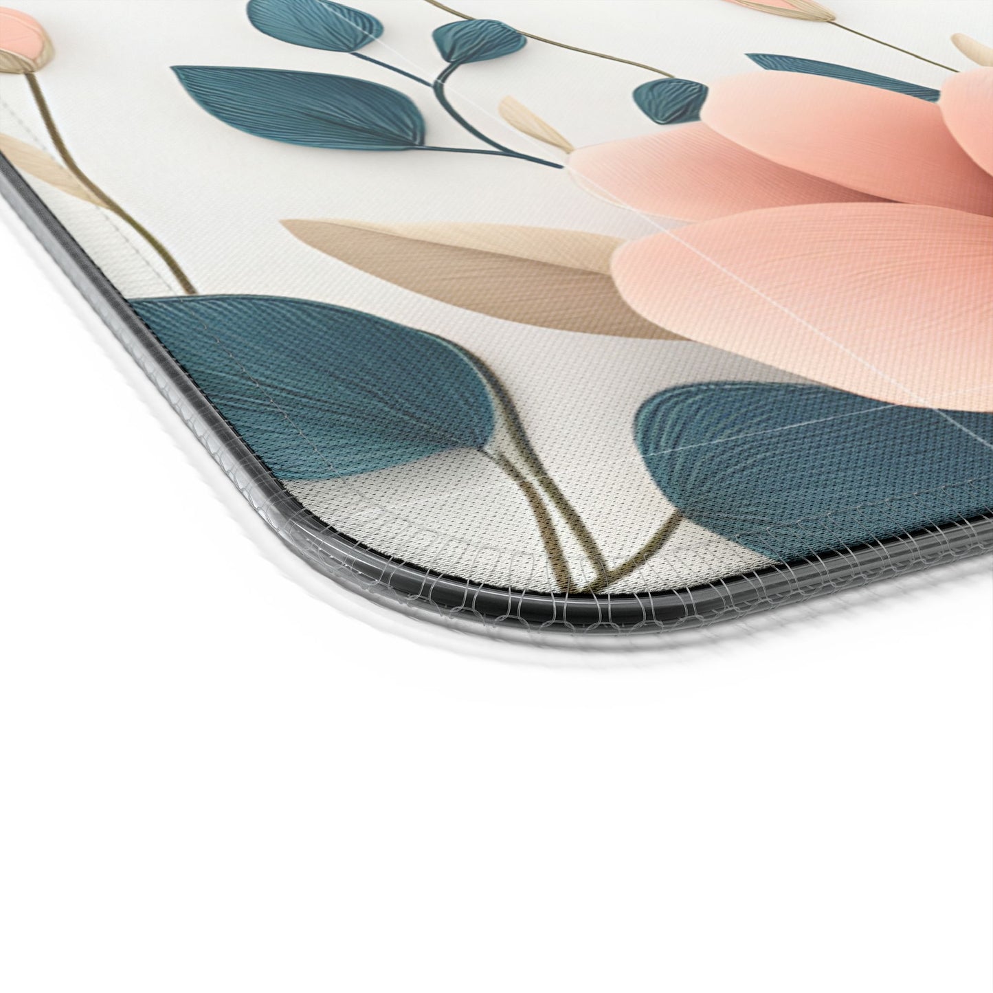 Floral RGB LED Gaming Mouse Pad 39x20 – Large Wireless Charging Desk Mat Non-Slip