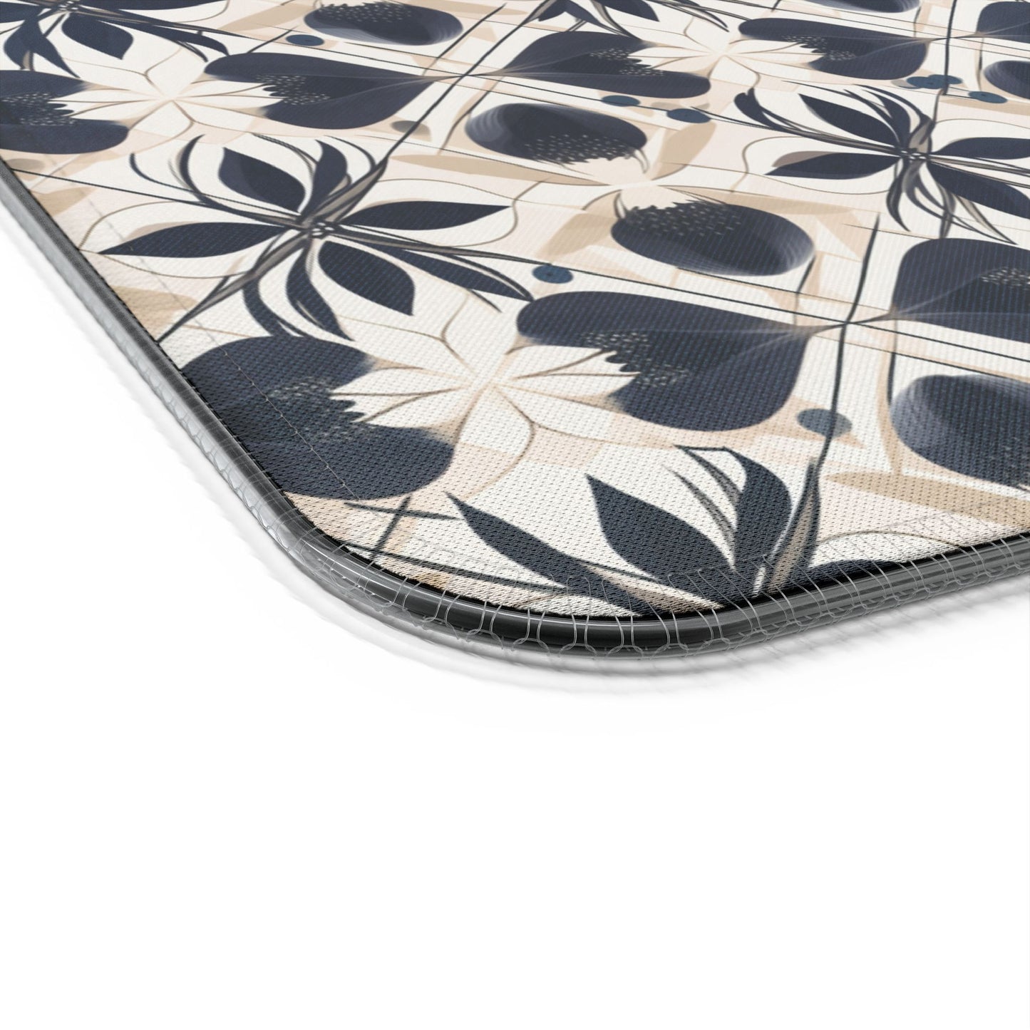 rgb gaming mouse pad with 15‑watt Qi wireless charging – usb‑c extended desk mat, geometric floral