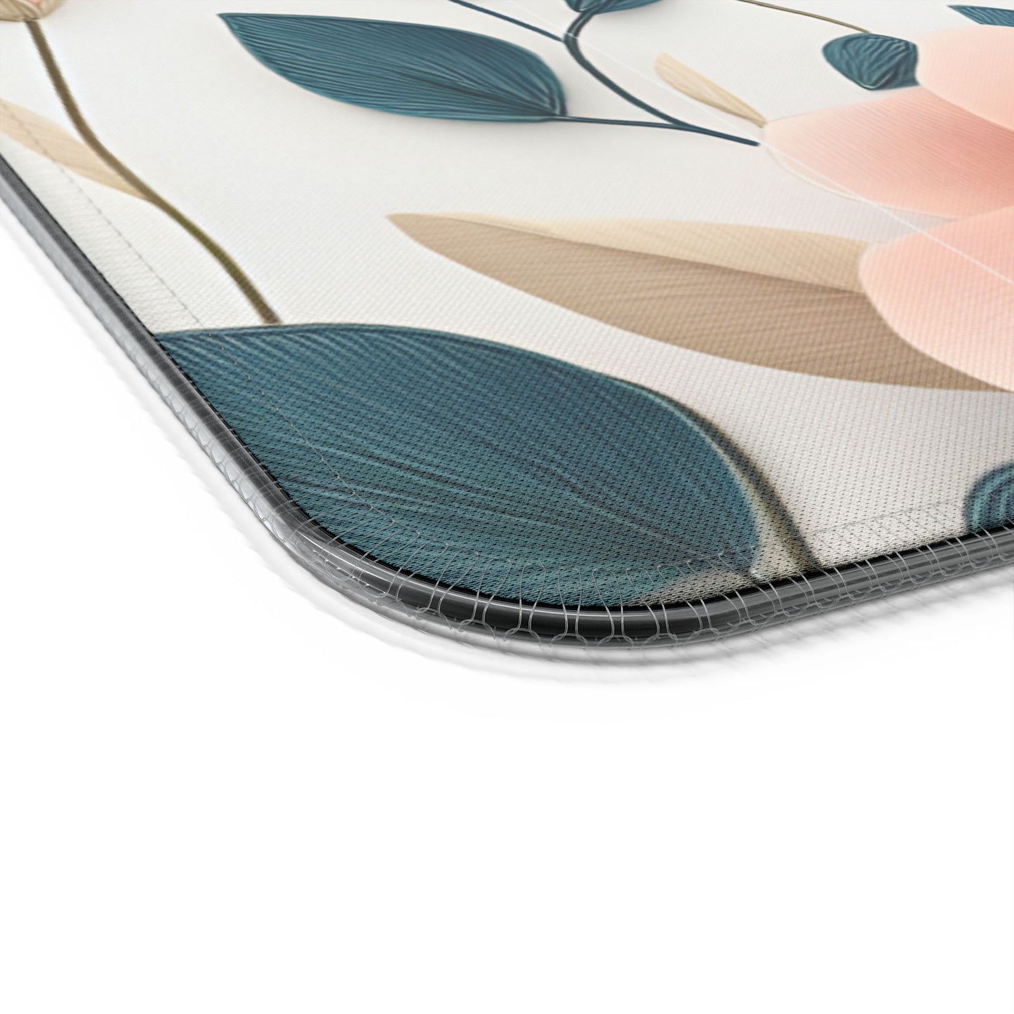 Floral RGB LED Gaming Mouse Pad 39x20 – Large Wireless Charging Desk Mat Non-Slip