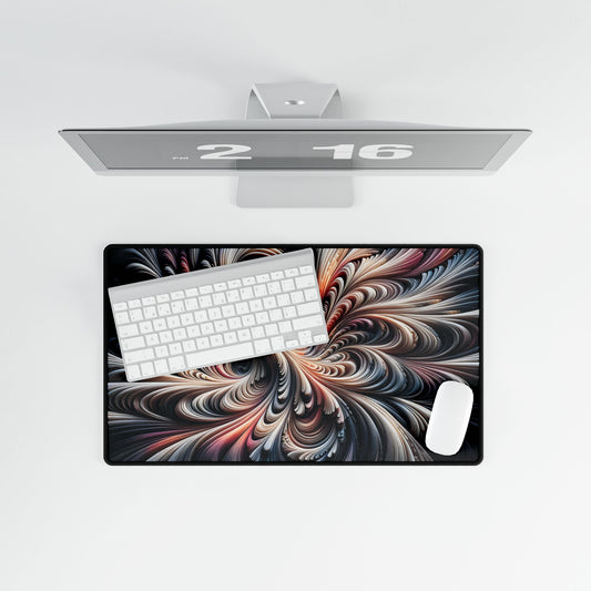 Abstract Art Desk Mat, Large Gaming Mouse Pad, Non-Slip Ergonomic Desk Pad for Home Office Decor
