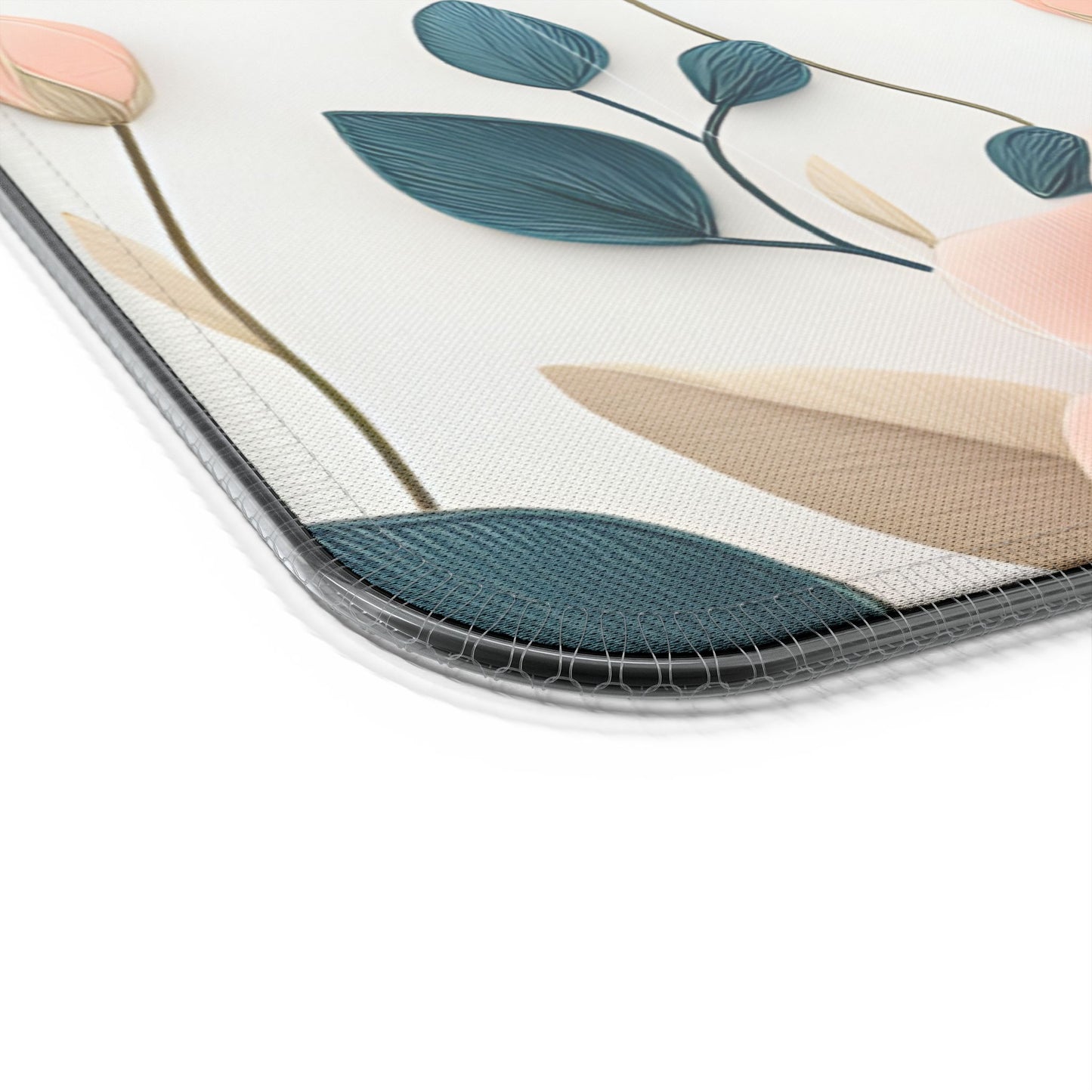 Floral RGB LED Gaming Mouse Pad 39x20 – Large Wireless Charging Desk Mat Non-Slip