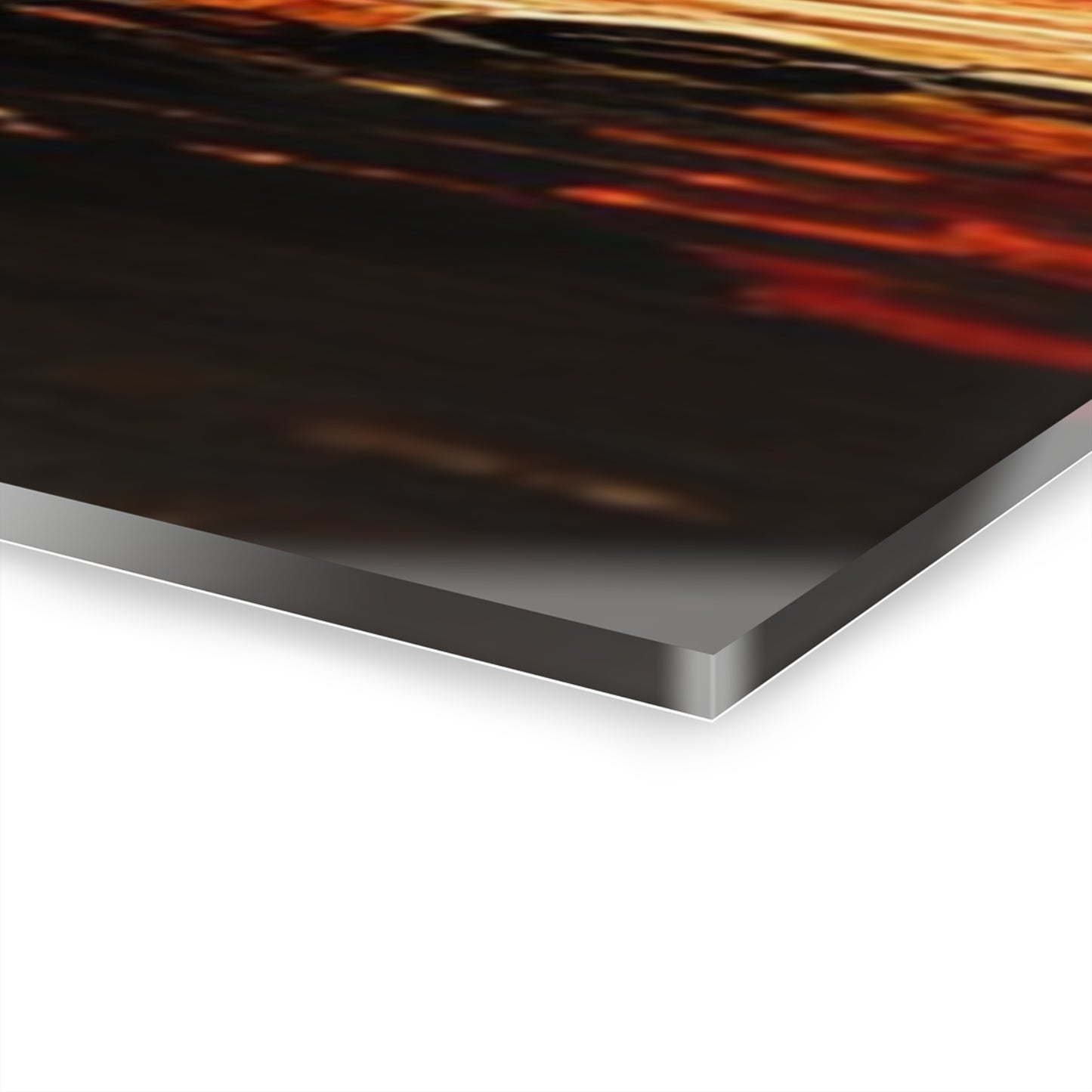 Zen Meditation Sun Silhouette Acrylic Triptych Wall Art 36x36 - Yoga Studio Decor