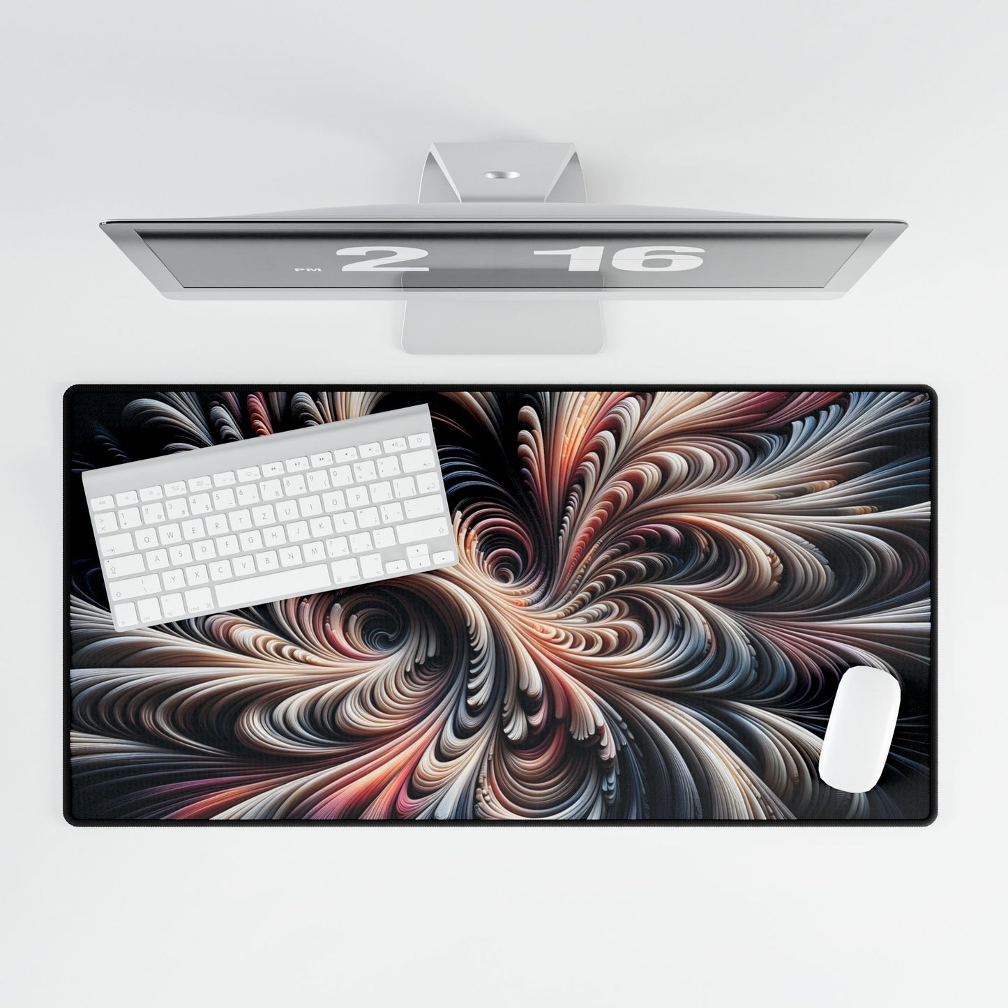 Abstract Art Desk Mat, Large Gaming Mouse Pad, Non-Slip Ergonomic Desk Pad for Home Office Decor